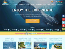 Tablet Screenshot of mexicowhaleshark.com